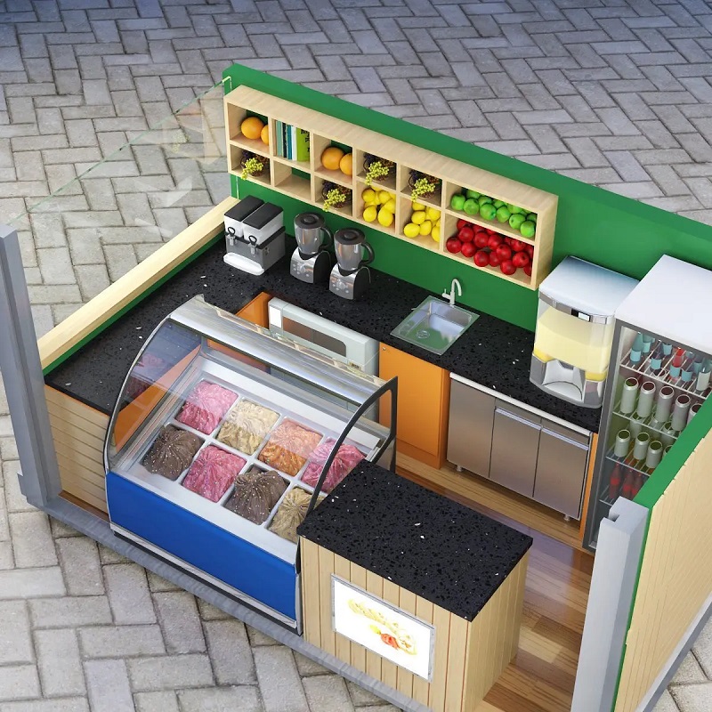 Booth bán hàng cà phê, thức uống 2