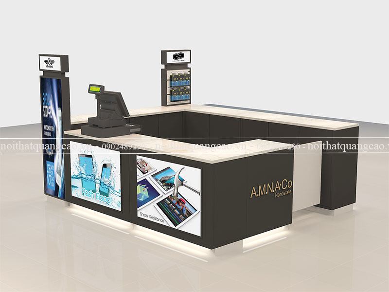 Booth trưng bày điện thoại Amnaco