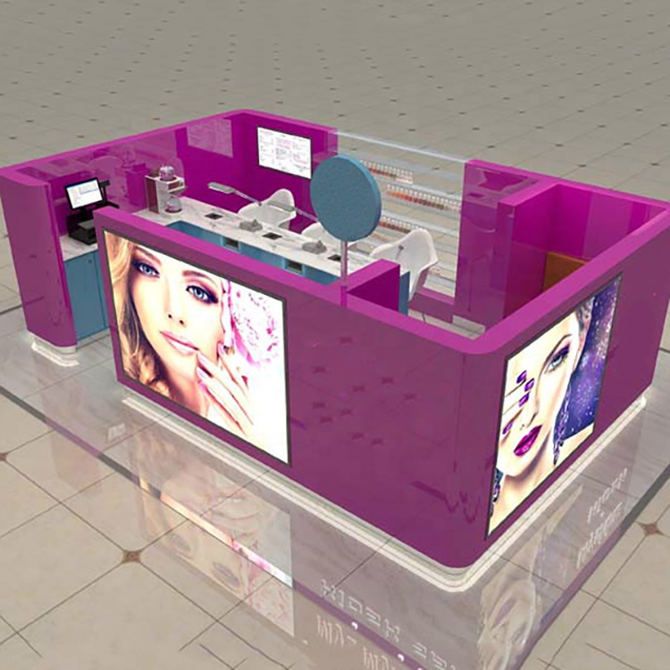 Booth trưng bày sản phẩm làm đẹp - son môi