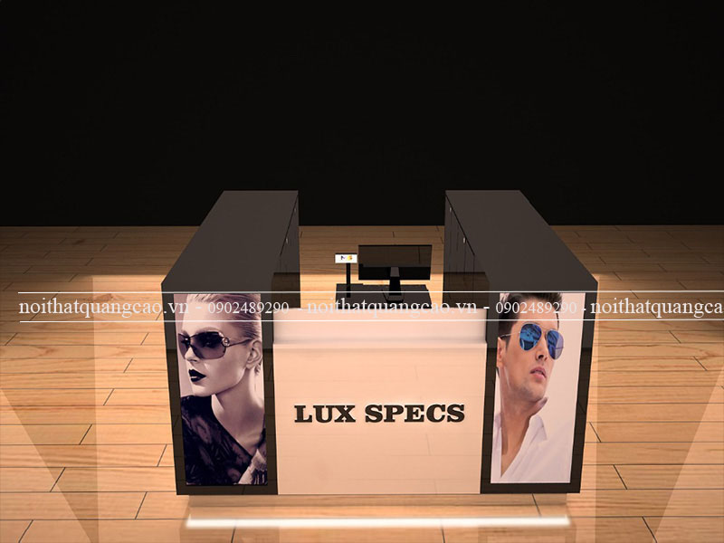 Booth trưng bày mắt kính Lux Specs 3