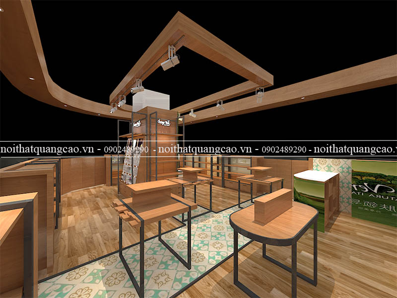 Thiết kế nội thất cửa hàng cafe Bottega Veneta