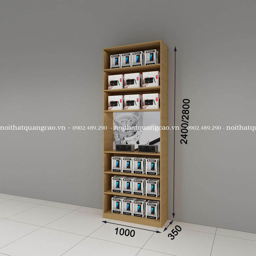 Tủ kệ trưng bày điện thoại