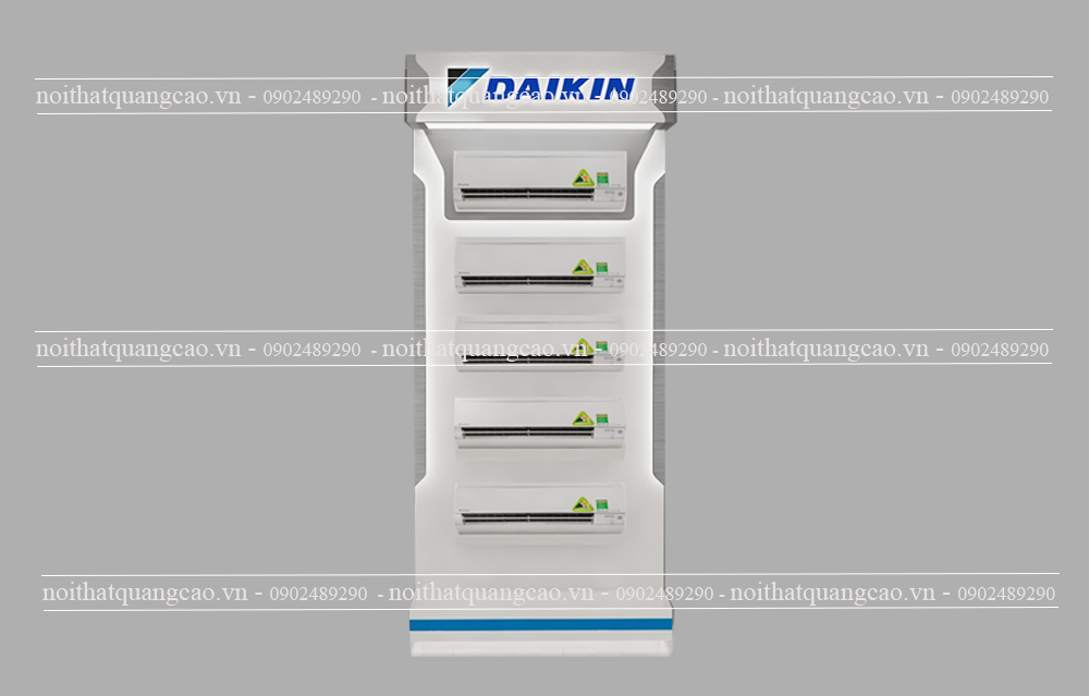 Vách trưng bày điều hòa 1 line