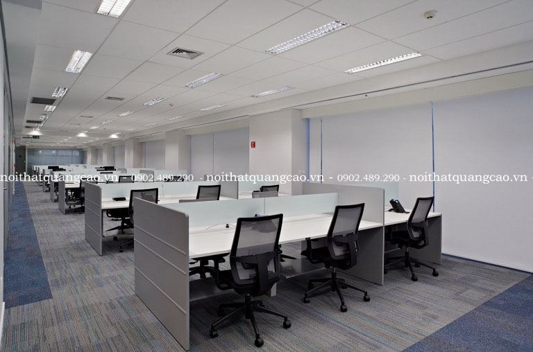 Khu vực làm việc văn phòng Deloitte