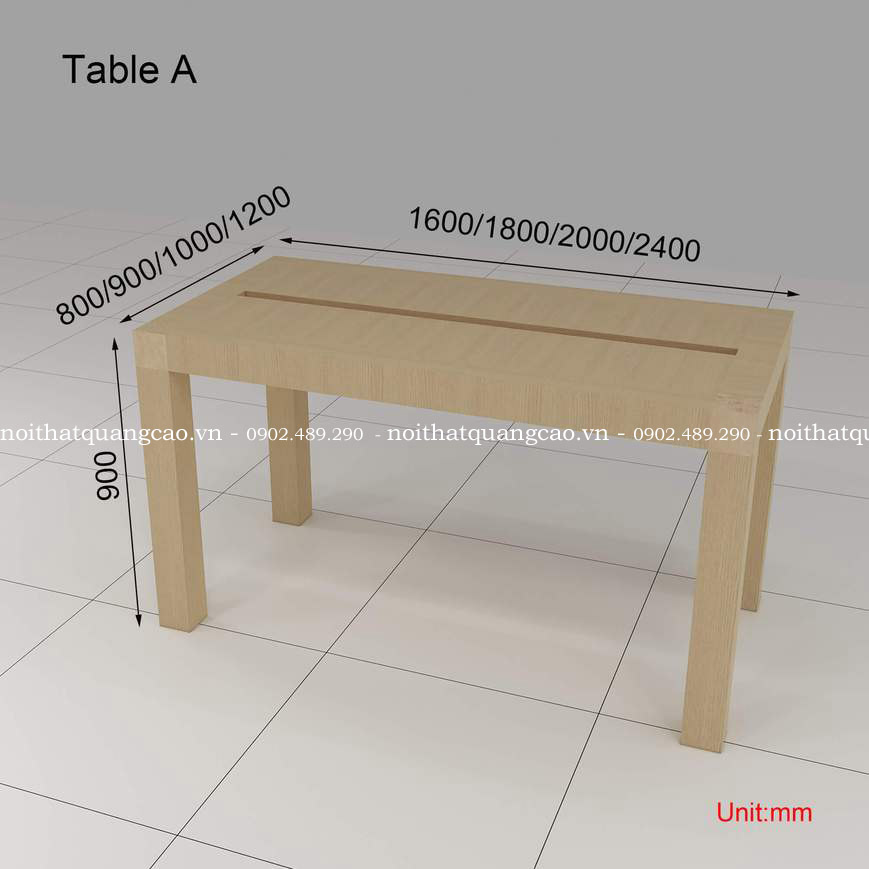 Bàn trưng bày điện thoại