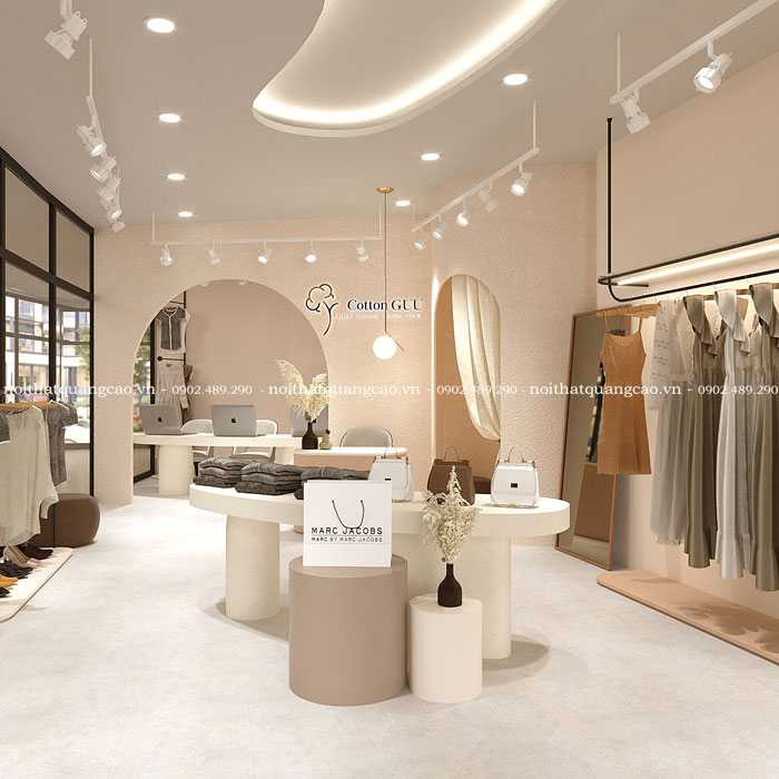 Khu vực trưng bày shop