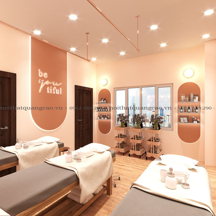 Không gian trang trí Spa be tiful
