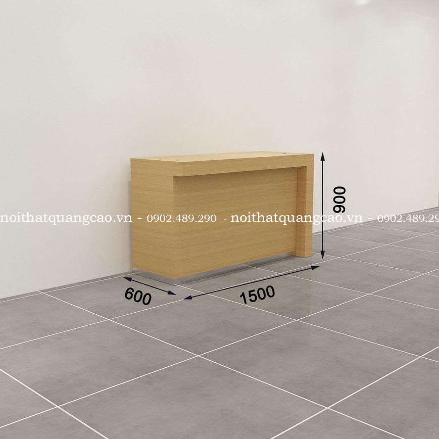 Bục trưng bày điên thoại giữa nhà
